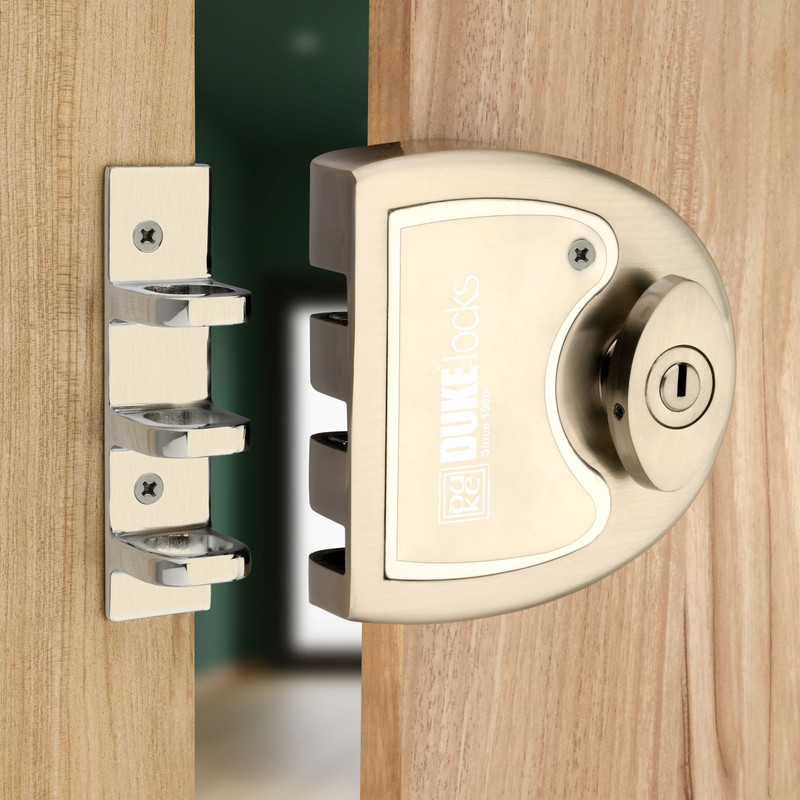 DUKE Zinc Alloy Glossy Deadbolts(Steel)