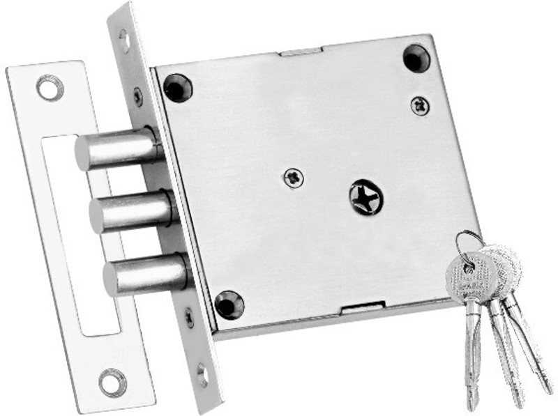Ramson Brass Glossy Deadbolts(Silver)
