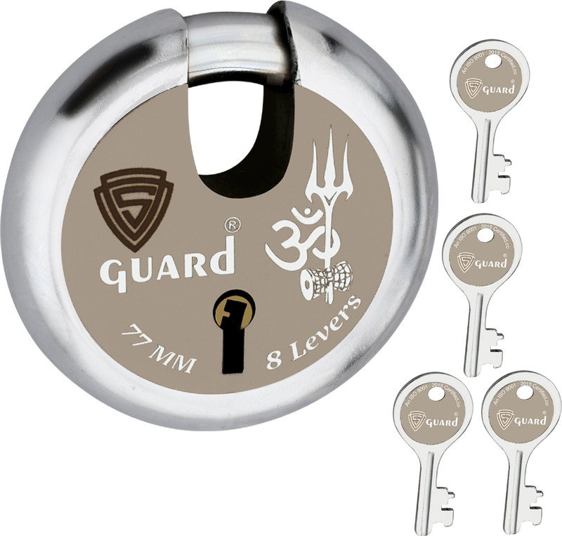 S-Guard Iron Glossy Deadbolts(Silver, Gold)