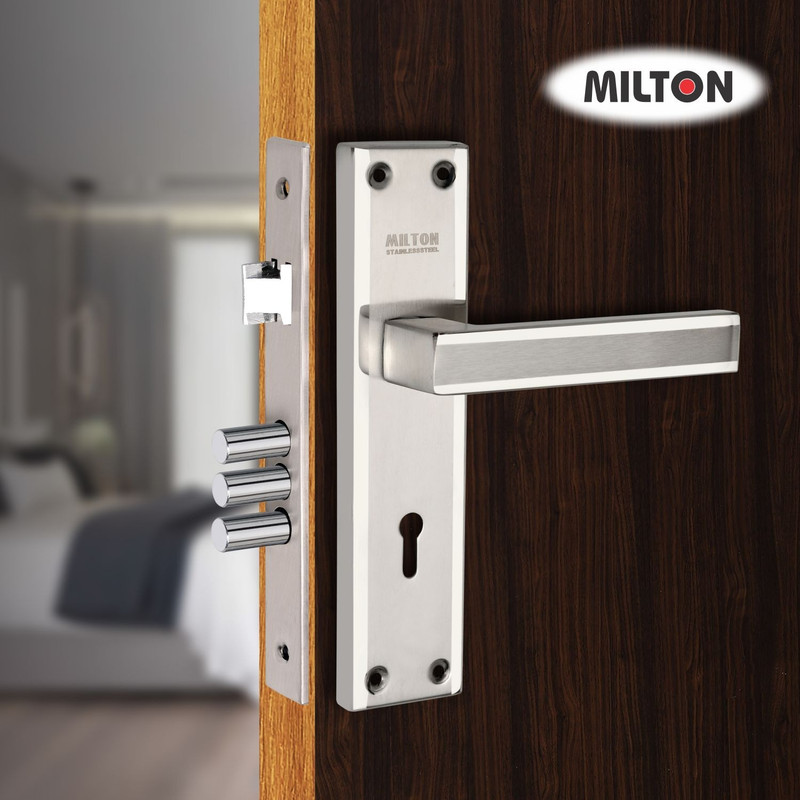 MILTON Stainless Steel Glossy Handlesets(Silver)
