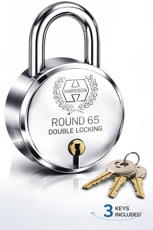 HARRISON Stainless Steel Chrome Smart Lock(Silver)