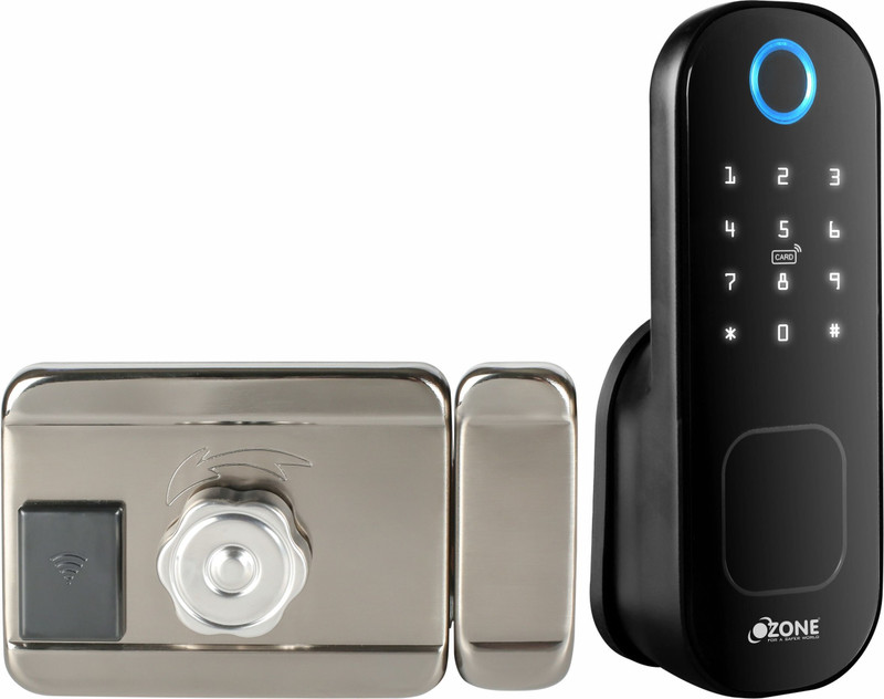 OZONE Stainless Steel, Zinc Alloy Glossy Electronic locks(Black)