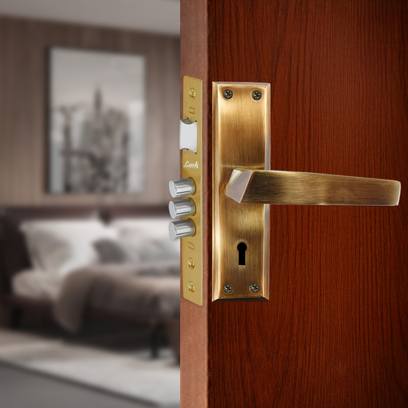 Link Brass Polished Handlesets(Gold)