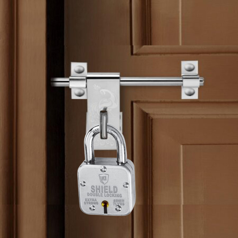 KISHIELD Stainless Steel Chrome Door levers(Steel)