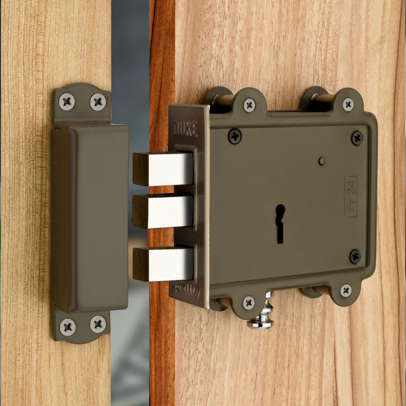 DUKE Stainless Steel Chrome Deadbolts(Grey)
