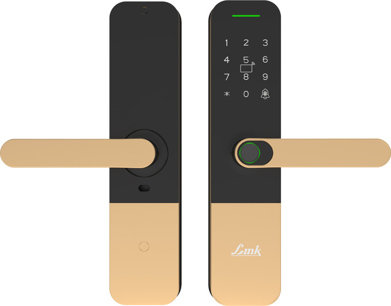 Link Smart Vitron Digital Biometric Door Lock (Mobile app with Wi-Fi Smart Door Lock(Brown)