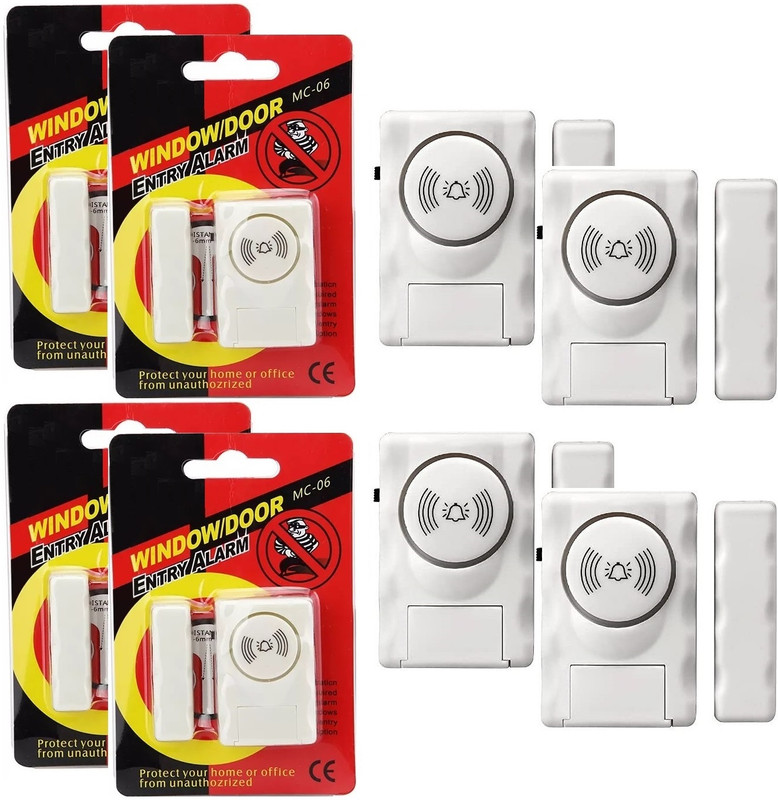 PSIONICS Wireless Door Window Open Alert Alarm Home Security System Door & Window Door Window Alarm(105db)