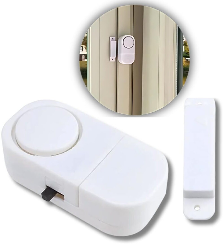 DRUMSTONE WiFi Smart Door Sensor Alarm Door & Window Door Window Alarm(decibel)