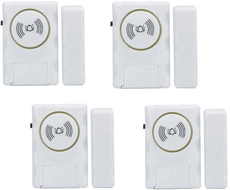 eDUST Trending Door Window Burglar Alarm -(4 Pcs.) Door & Window Door Window Alarm(105 db)