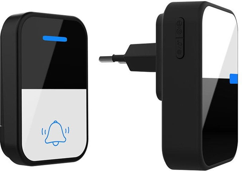 Orlov Self-Power Wireless Doorbell - IP44 Waterproof, No Battery Required, 38 Melodies Door Door Window Alarm(30)