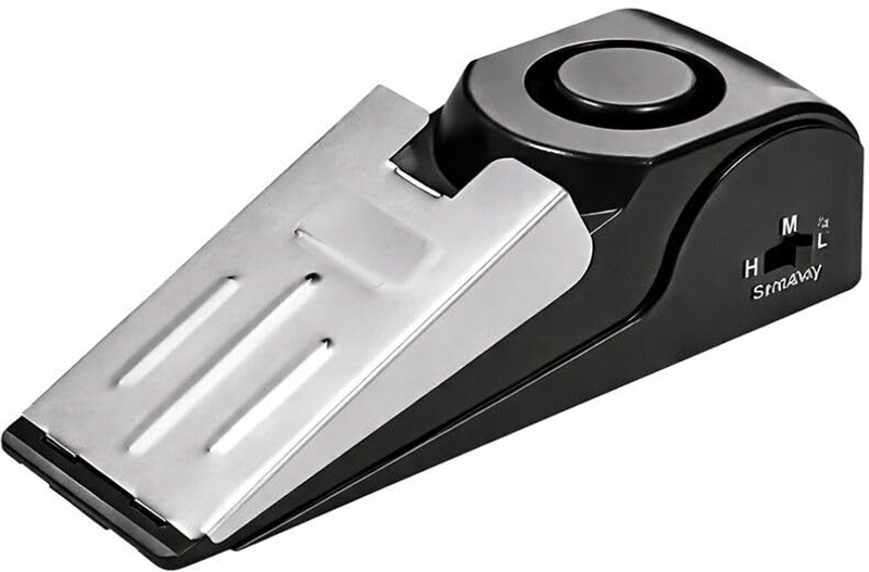 VISTRAN Door Stopper Security Alarm | Anti-Theft Wedge Door Stop with 120dB Siren Door Door Window Alarm(120db)
