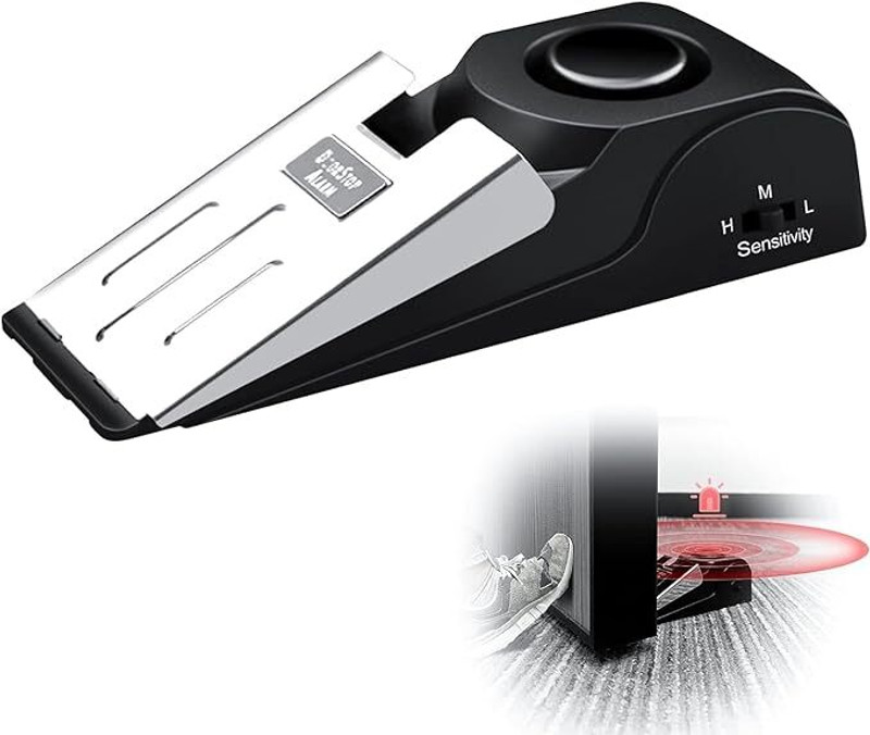 Vishbin Door Stop Alarm Door Door Window Alarm(120DB)