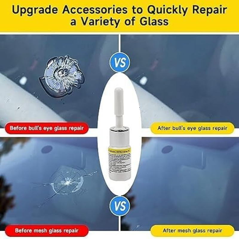 DWARKASH Car Windshield Window Glass Repair Tool for Quick Repair Windshield Repair Kit