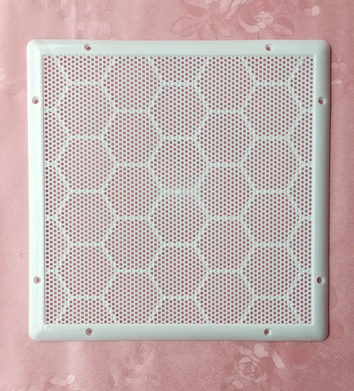 LJL Traders Exhaust Fan cover / Electric Chimney Vent / Mosquito Net, 8 Inch Square- 2 Piece Insect Net