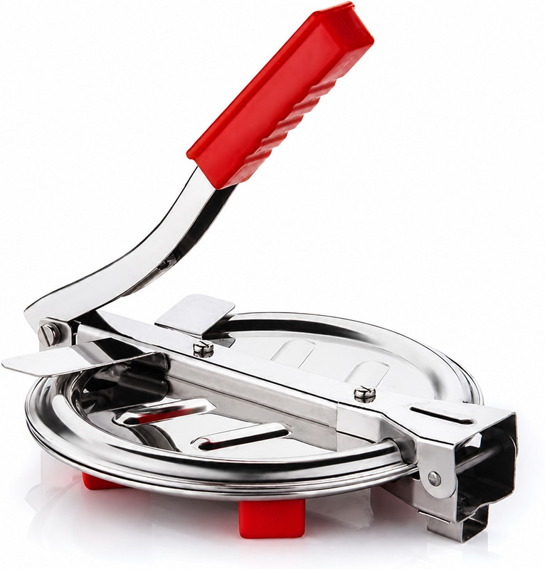 GRMULTI Cold Heavy Duty Roti Press Manual Dough Press(Manual Stainless Steel Roti Press Machine with Handle)
