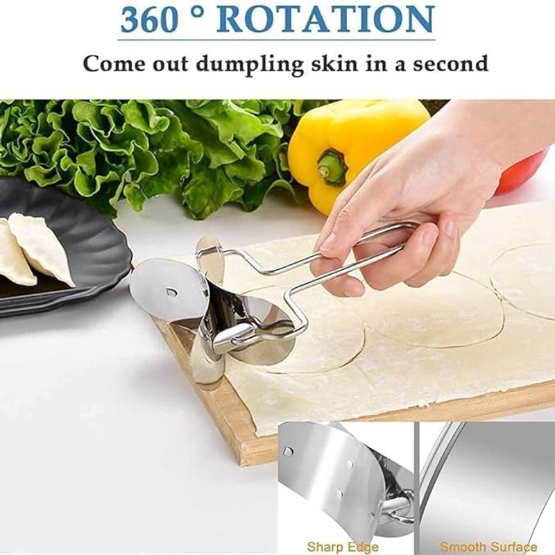 ronaks Dumpling Press(Surgical Stainless Steel SILVER SHINE)