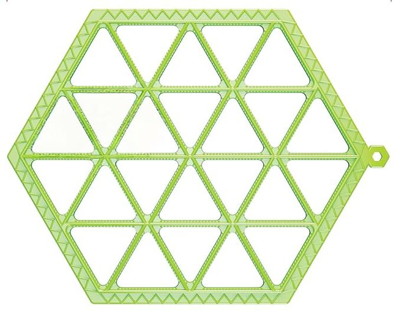 ronaks Hot osa Maker Press Mould, Makes 24 Samosas at Once, Quick and EasyTool (Green) Manual Dough Press(SAMOSA MAKER GREEN)