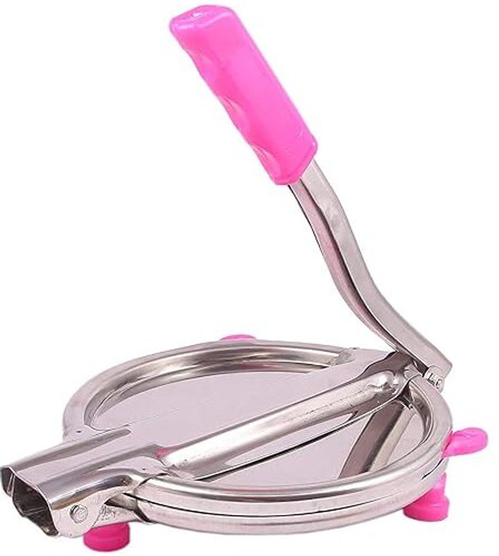 MAA ENTERPRISE Cold F-1 PURI PINK Manual Dough Press(Puri Press Machine with Handle Roti and Khakra Maker)