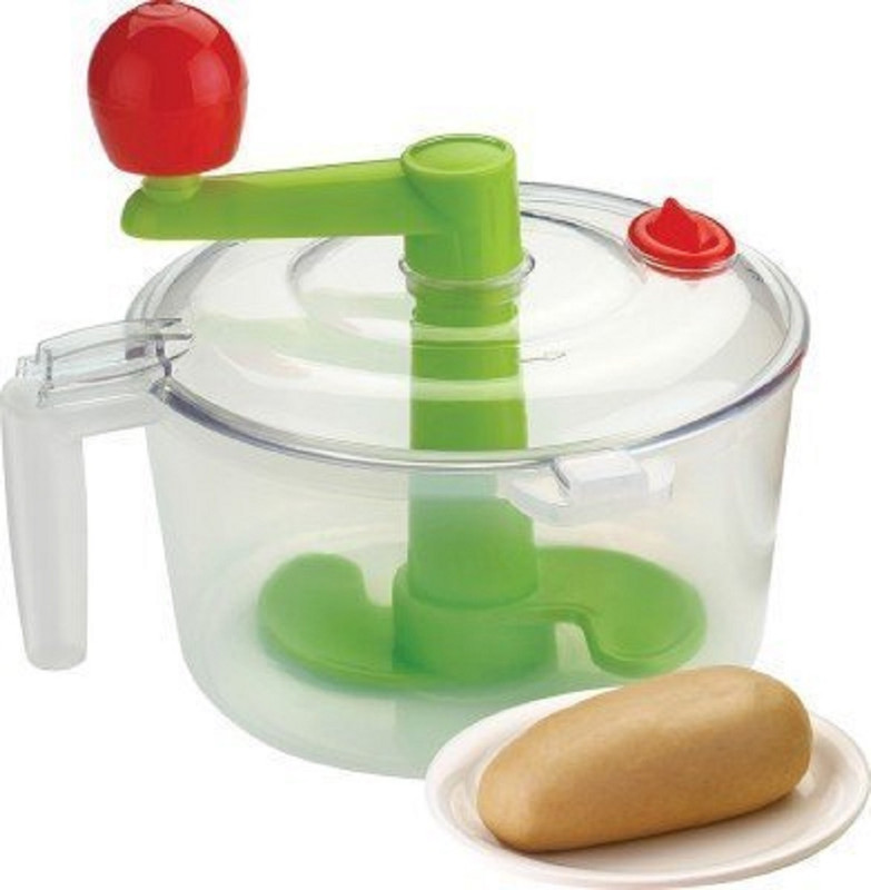 RH MALL Cold Atta making Manual Dough Press(Measuring 3in1 Chop-Churn Manual Automatic Atta Roti Dough Maker,Home-Kitchen)