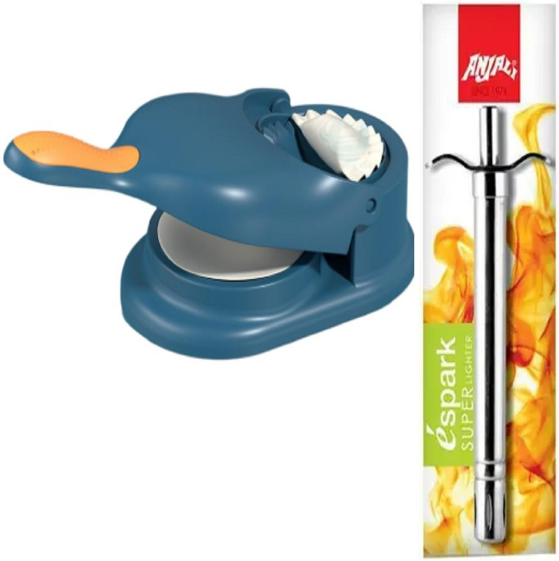kreation Cold 2 in 1 maker Puri and gujiya maker.. Manual Dough Press(2 in 1 Dumpling Maker Machine, Manual Dough Presser Dumpling .)