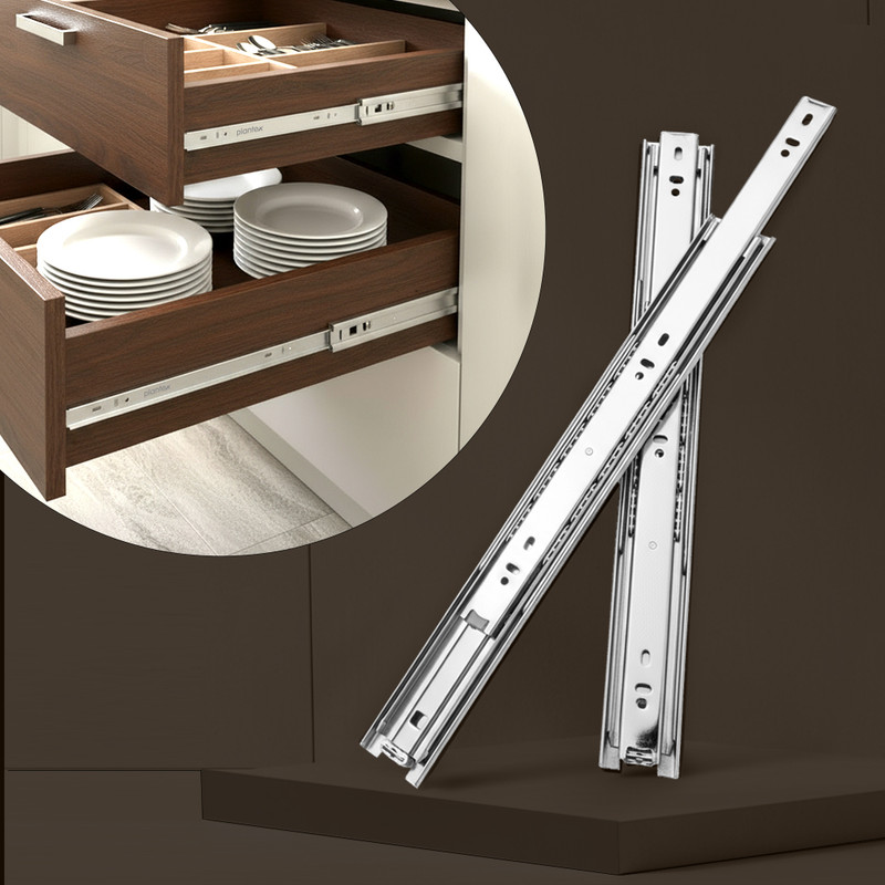 Plantex Side Mount Full Extension Drawer Slide(Pack of 2)