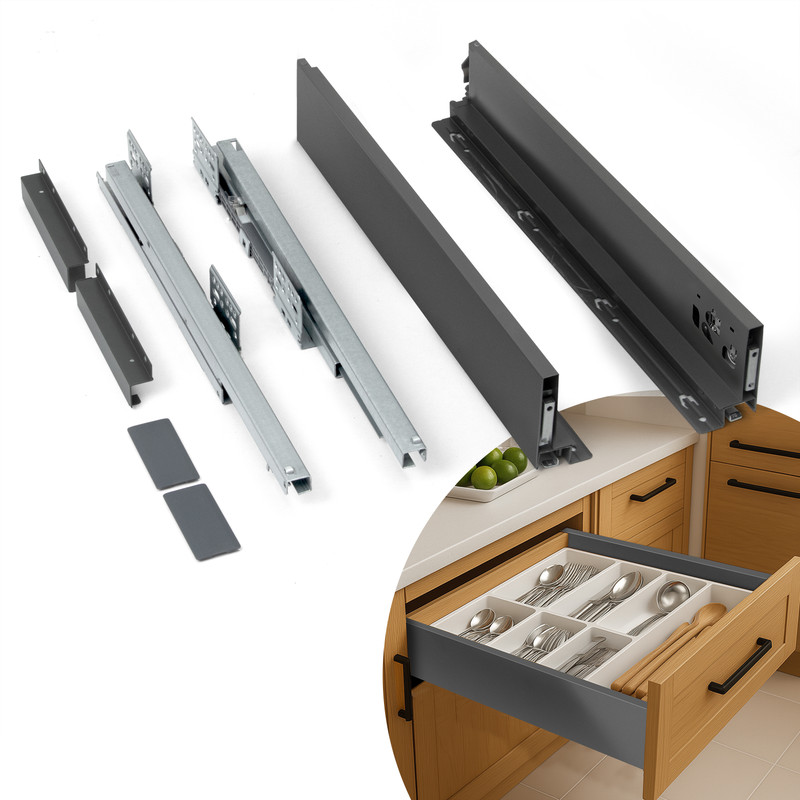 Plantex Side Mount Full Extension Drawer Slide(Pack of 1)