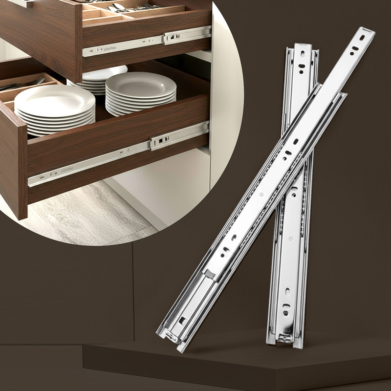 Plantex Side Mount Full Extension Drawer Slide(Pack of 2)