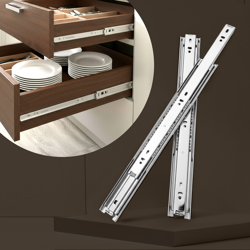 Plantex Side Mount Full Extension Drawer Slide(Pack of 2)