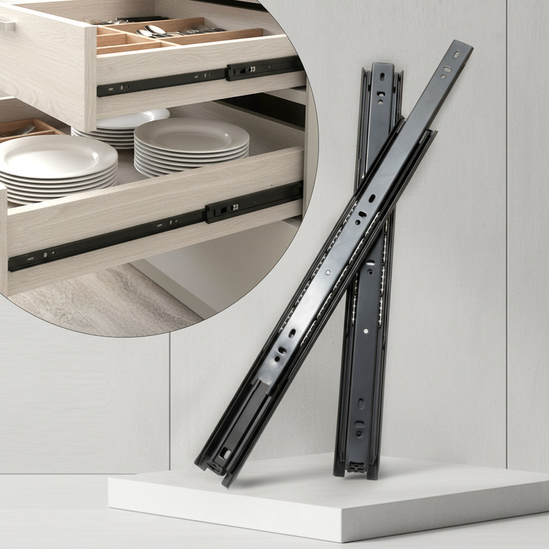 Plantex Side Mount Full Extension Drawer Slide(Pack of 2)