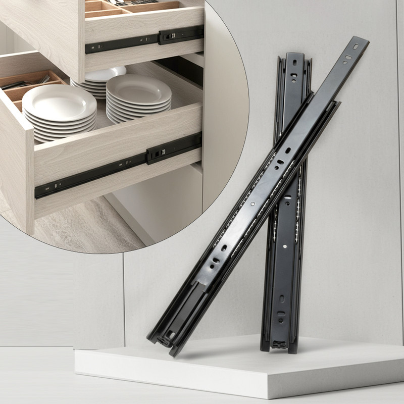 Plantex Side Mount Full Extension Drawer Slide(Pack of 2)