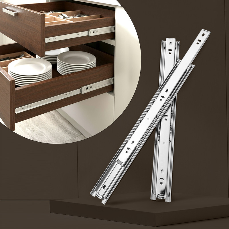 Plantex Side Mount Full Extension Drawer Slide(Pack of 2)