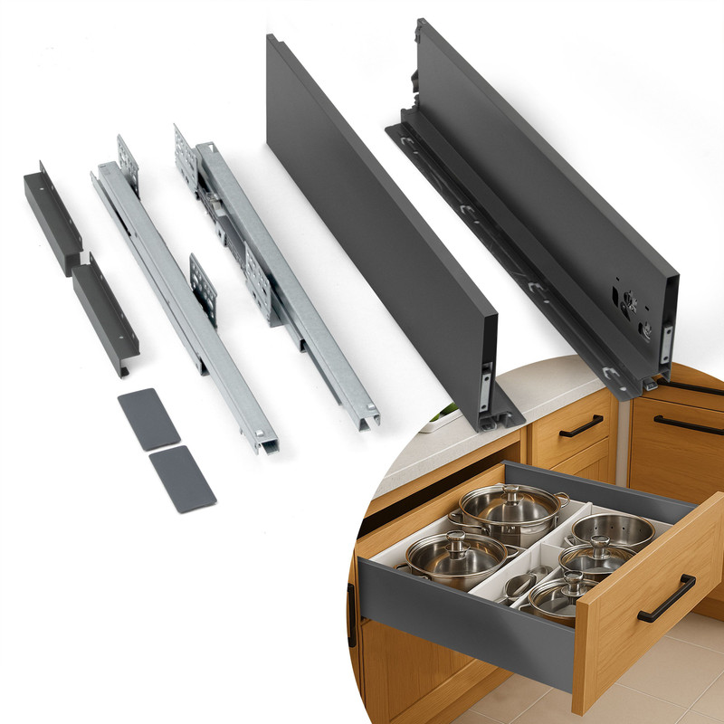 Plantex Side Mount Full Extension Drawer Slide(Pack of 1)