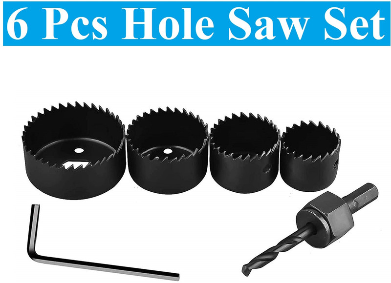 Sauran 6 pcs Hole saw set (HS1) For Wood HS1