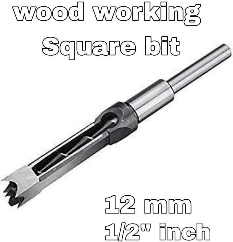 REHTRAD 12mm Square Hole Saw Bit,Woodworking Tools,Woodworking Square Drill Bits