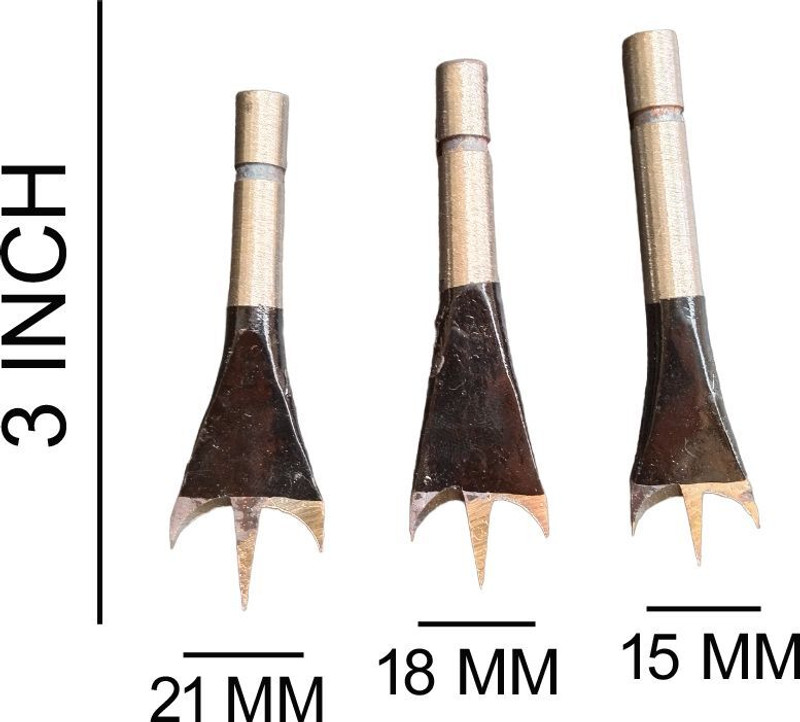 bitcarvinrashid ANGOOR BIT 3 PIECE SET ANGOOR BIT 3 PIECE SET Specialty Woodworking Bits(Pack of 1)