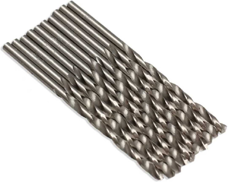 SHMART 3MM HSS DRILL BITS FOR METAL & WOOD (PACK OF 10) 3MM HSS DRILL BITS FOR METAL & WOOD (PACK OF 10)