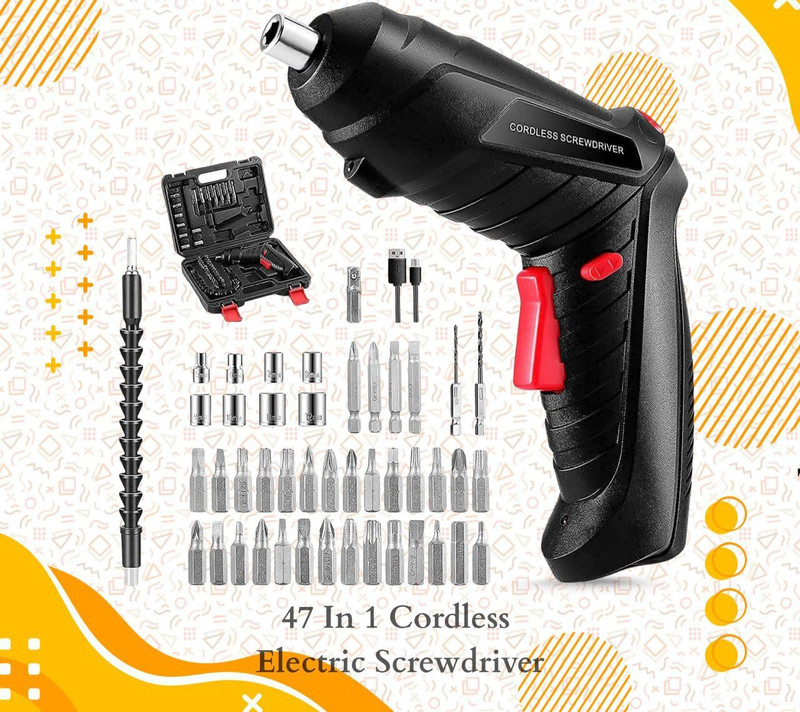 KHODALICON 47 IN 1 ELECTRIC SCREWDRIVER