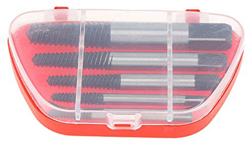 Kshivi 5 Pcs Set Damaged Broken Screws Extractor Removal Tool Damaged Bolts Drill Bits Power & Hand Tool Kit(5 Tools)