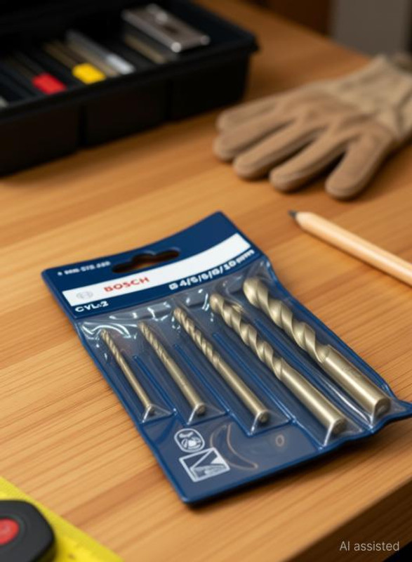 BOSCH 5PCS CYL-2 MASONRY DRILL BIT SET (4, 5, 6, 8 & 10MM) - 2608578155