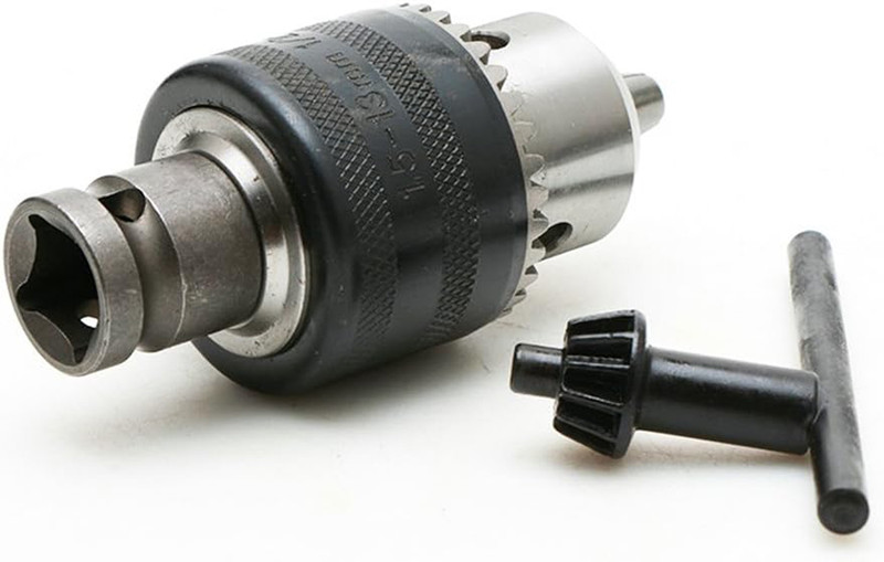 uptodateprouducts 1.5-13mm Capacity Key Drill Chuck for Air Impact Wrench Converter Conversion