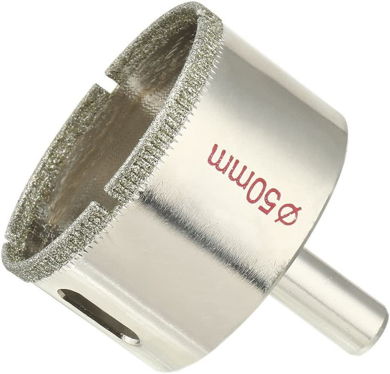 uptodatetools 2-inch(50mm) Diamond Coated Glass Hole Saw Drill Bits for Ceramic