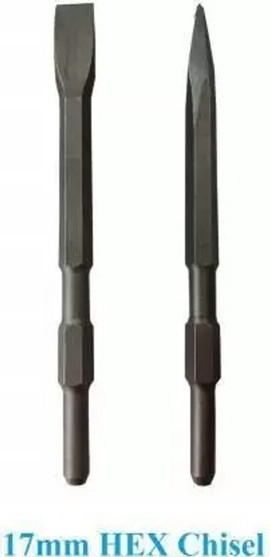 Sauran Chisel Set For Demolition Hammer 5Kg (Model - 0810) Pointed and Flat