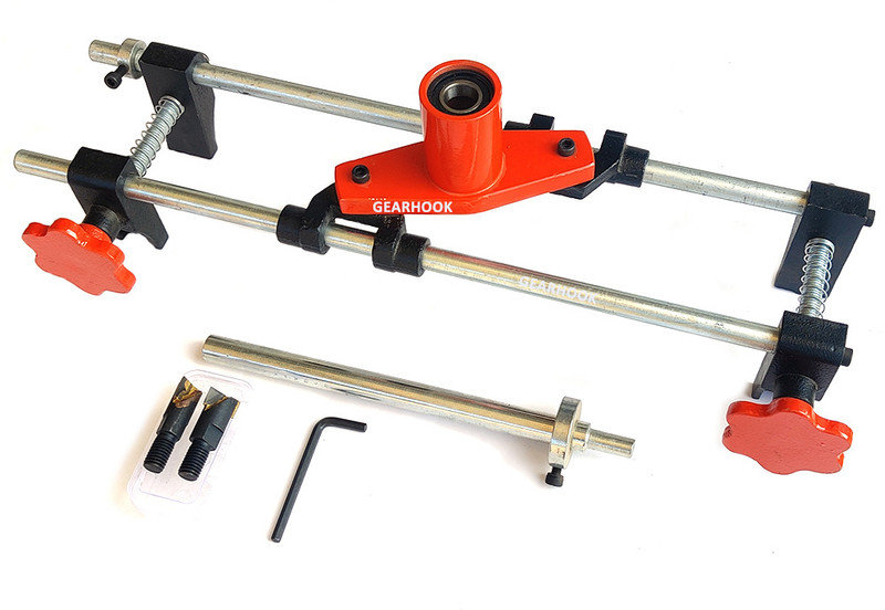 GEARHOOK Mortice Lock Installation Jig Machine For Grooving Door Lock with 2 Bits Mortice Lock Installation Jig Machine