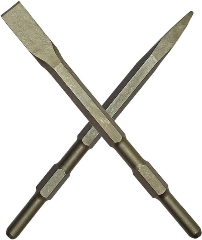High Q DEMOLITION HAMMER DRILL BITS FLAT (22X280MM) & POINTED (17X280MM) BITS HAMMER DRILL BITS POINTED & FLAT