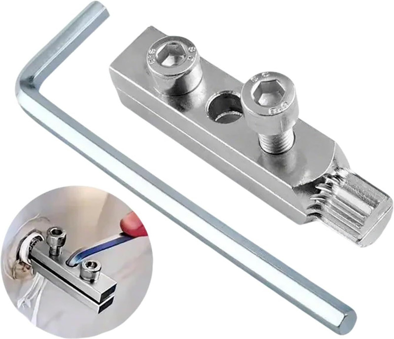 Clefairy Broken Pipe Extractor Tool for Damaged Bolt and Faucet Removal Pipe Screw Remover and Easy Out Valve Extractor Set for Stripped