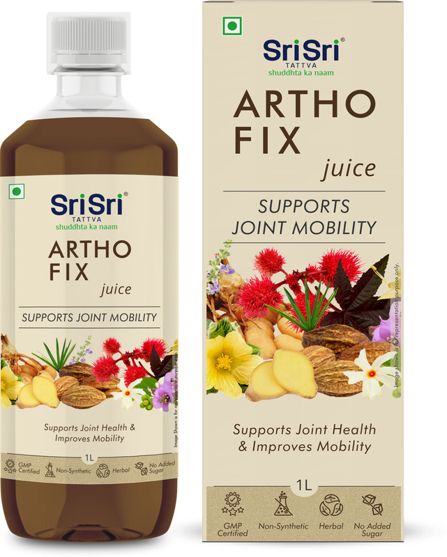 Sri Sri Tattva Artho Fix juice | Herbal | Joint Support | No Sugar added(1 L)