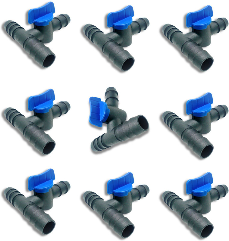 HERKAA 16mm TeeTap cock Straight 75 Drip connector lateral pipe plant water agro Drip Irrigation Kit