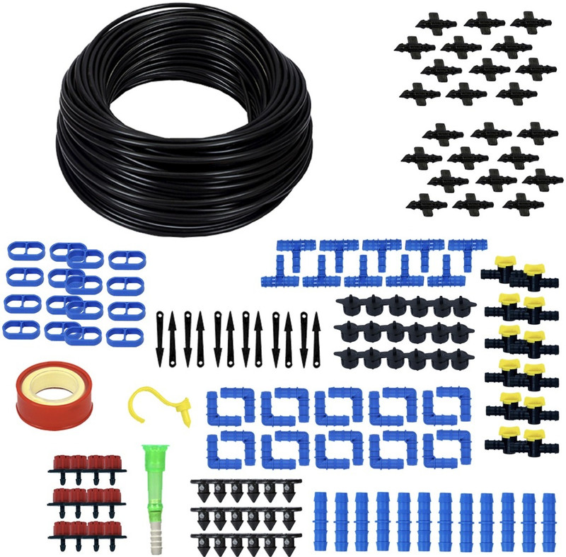 Agrisellr Drip Irrigation Garden Watering 50 Plants Kits Drip Irrigation Kit