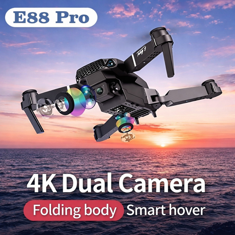 AERIOSKY 4k Camera Foldable 1080P HD with FPV Live Video(colour may vary) Drone Drone