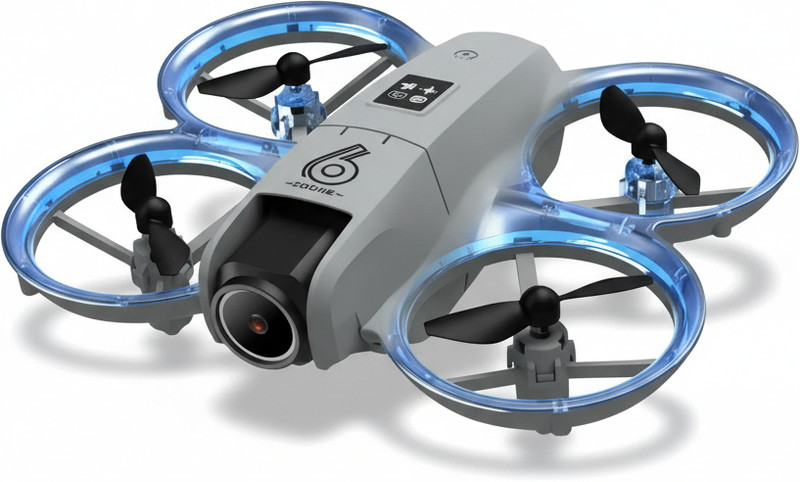 Ezerio CZ06 Mini Toy Drone with Camera, Foldable RC Quadcopter, One Key Takeoff Landing Drone